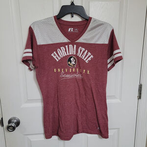 FSU Seminoles Florida State University v neck t shirt